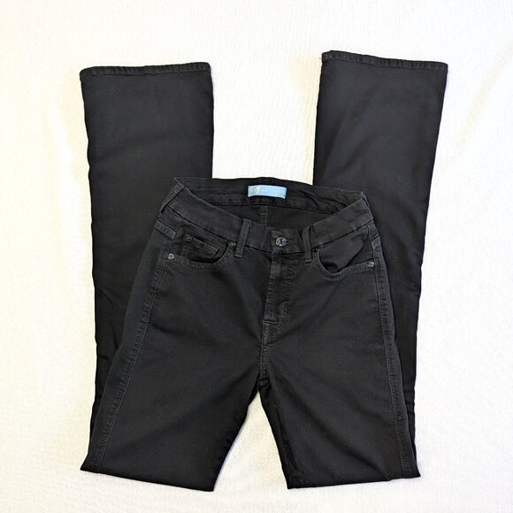 7 for All Mankind Women's Black Kimmie Bootcut Jeans. Size 27. - Picture 1 of 4